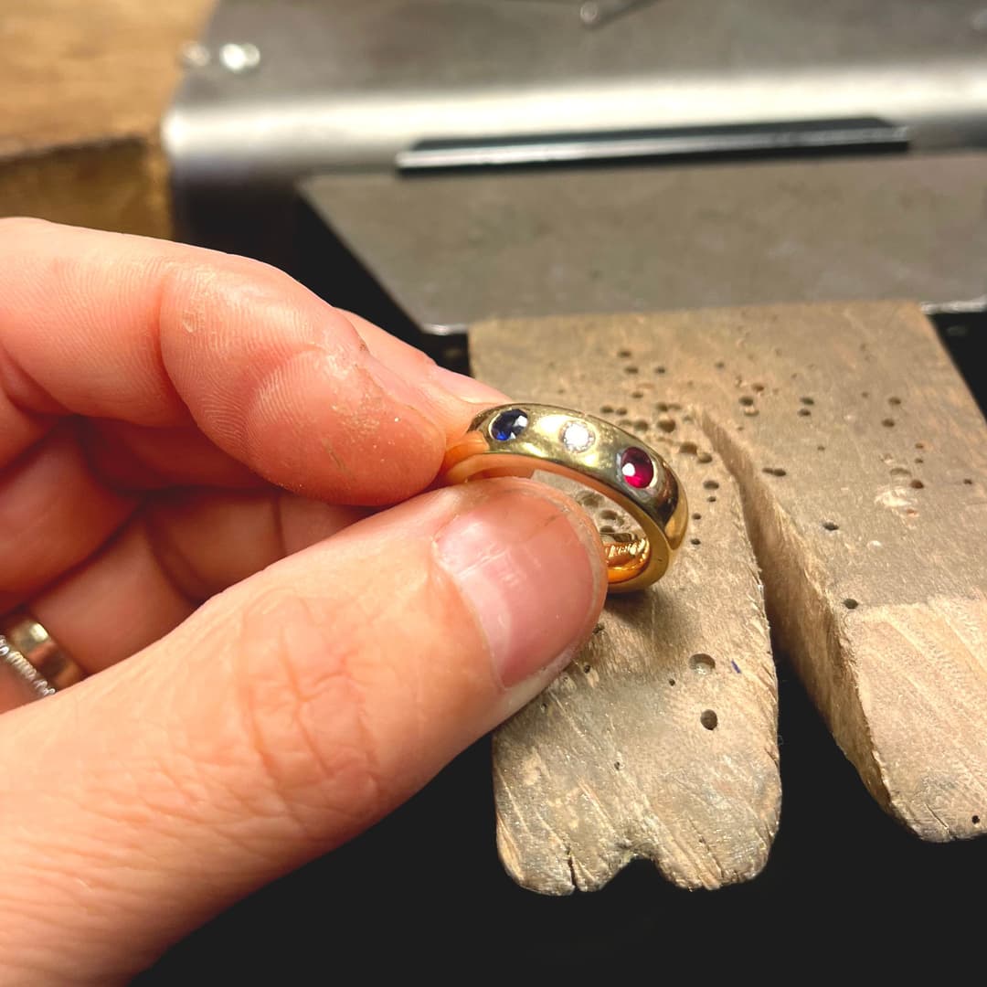 Originalringen innan omarbetening